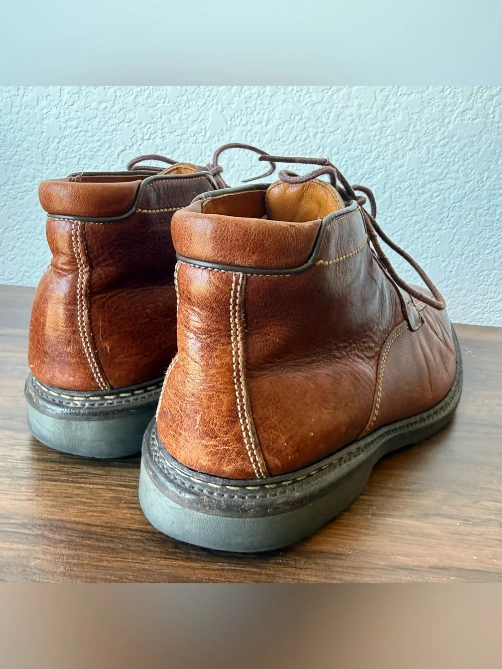 Allen Edmonds Brown Leather Chukka Boots